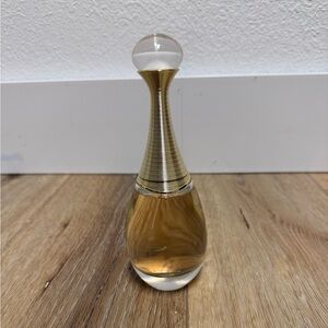 Dior Gold and Clear Perfume Bottle